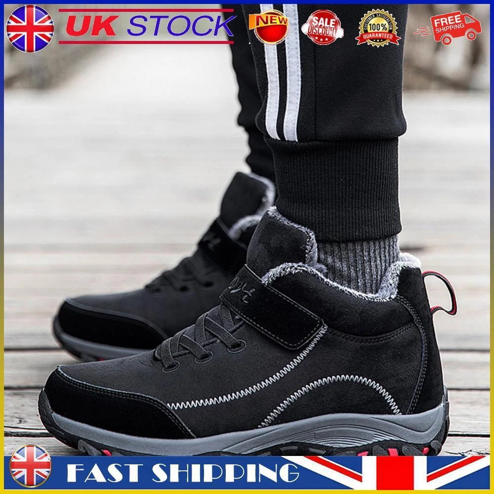 Mens Hiking Shoes Waterproof High Top Ankle Boots Lightweight for Outdoor Travel