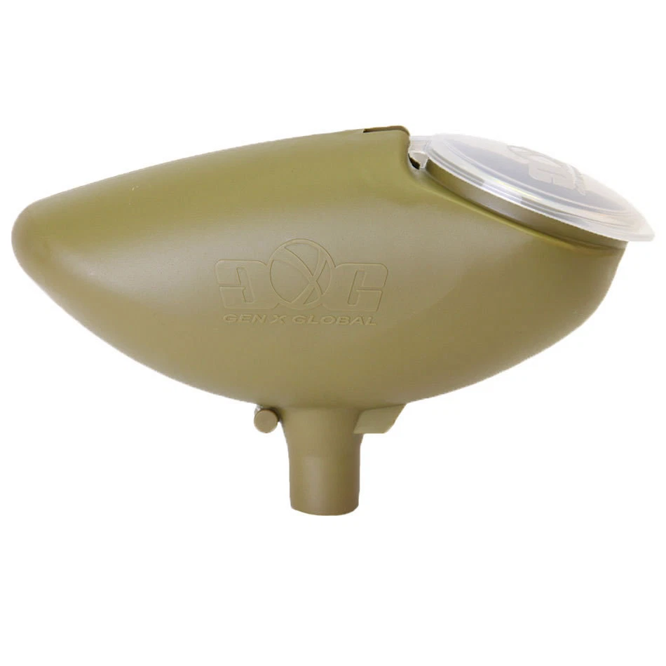 GEN-X-GLOBAL GXG 200 Round Hopper / Loader - Olive - Paintball