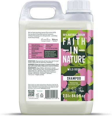Faith in Nature Wild Rose Shampoo - 2,5L