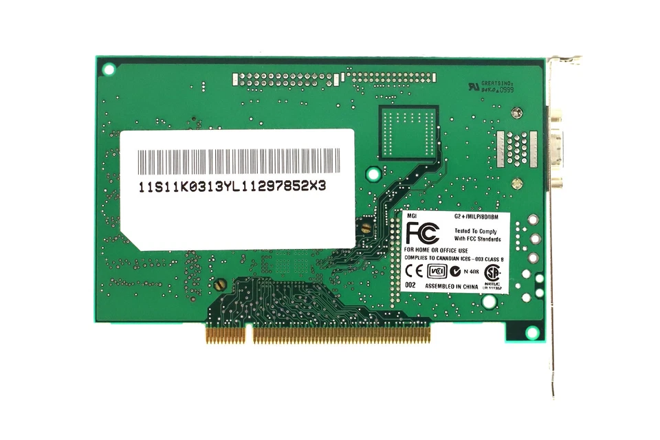 Matrox G2+ 844-00 REV.A PCI Graphics Card P/N: G2+/MILP/8D/IBM Tested Working - Image 4 of 4