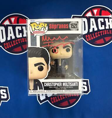 Michael Imperioli Autographed ''Christopher Moltisanti'' Sopranos Funko Pop (Becke