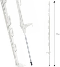 Electric Fence Poly Posts 120cm (4ft) for Temporary Fencing for Garden Livestock