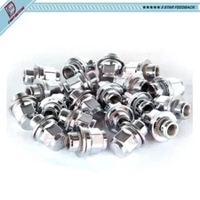 20 Chrome 12x1.5 Lug Nuts For Toyota Tacoma Camry FJ Cruiser RAV4 Pickup Yaris