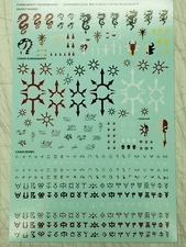 Tranfer Sheet, Decals, Chaos Knights, 40k, GW 