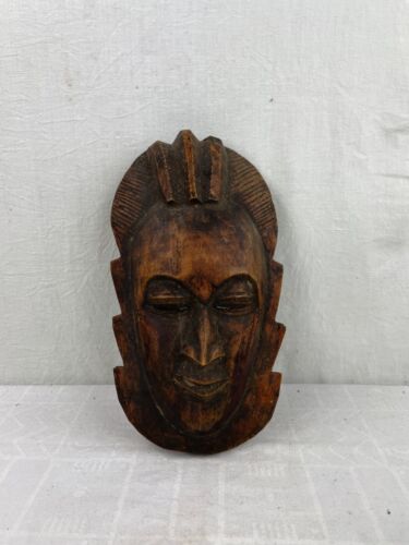 Afrikanische Maske vom Stamm der Yoruba Afrika Holz Holzmaske Stammeskunst - Afbeelding 1 van 8