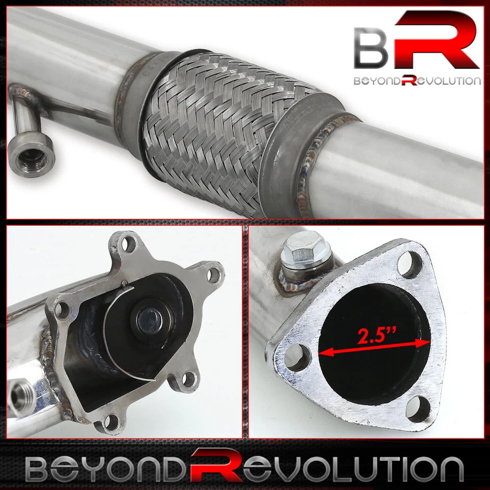 For 10 11 12 13 14 15 16 Honda Crz Top Mount Stainless Steel Turbo Pipe - Image 3 of 3