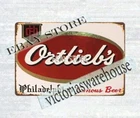 ORTLIEBS BEER PHILADELPHIA Pennsylvania FAMOUS BEER metal tin sign cottage shops