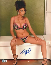 Hot Sexy Tera Patrick Signed Authentic Autograph 11x14 Photo Adult Star Beckett