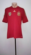 Football shirt soccer FC Spain Home 2013/2014/2015 Adidas Jersey Espana Red M