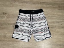 Billabong Board Shorts Mens Sz 36 Platinum X Multicolor Striped Stretch Trunks