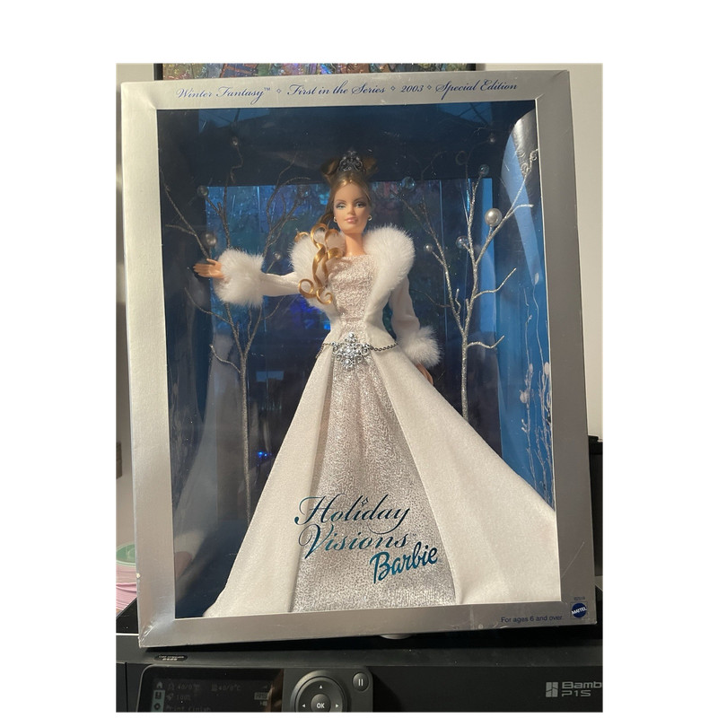 Mattel Holiday Visions Winter Fantasy Barbie 2003 Special Edition Doll NIB