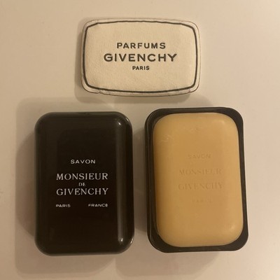 Vintage Monsieur de Givenchy Seife 35g kleine Reisegröße 80er Jahre NEU im Karton unbenutzt