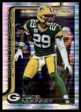 2025 Topps Chrome NFL Football Pulsar Xavier McKinney Green Bay Packers #113