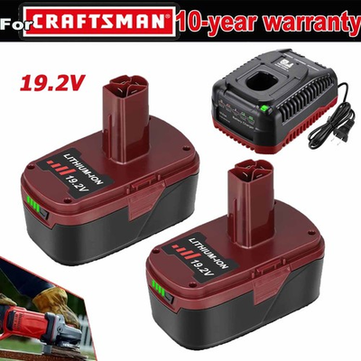 #ad 19.2 Volt 6.0Ah For Craftsman C3 DieHard Lithium XCP Battery Charger 11375 11376 $58.99