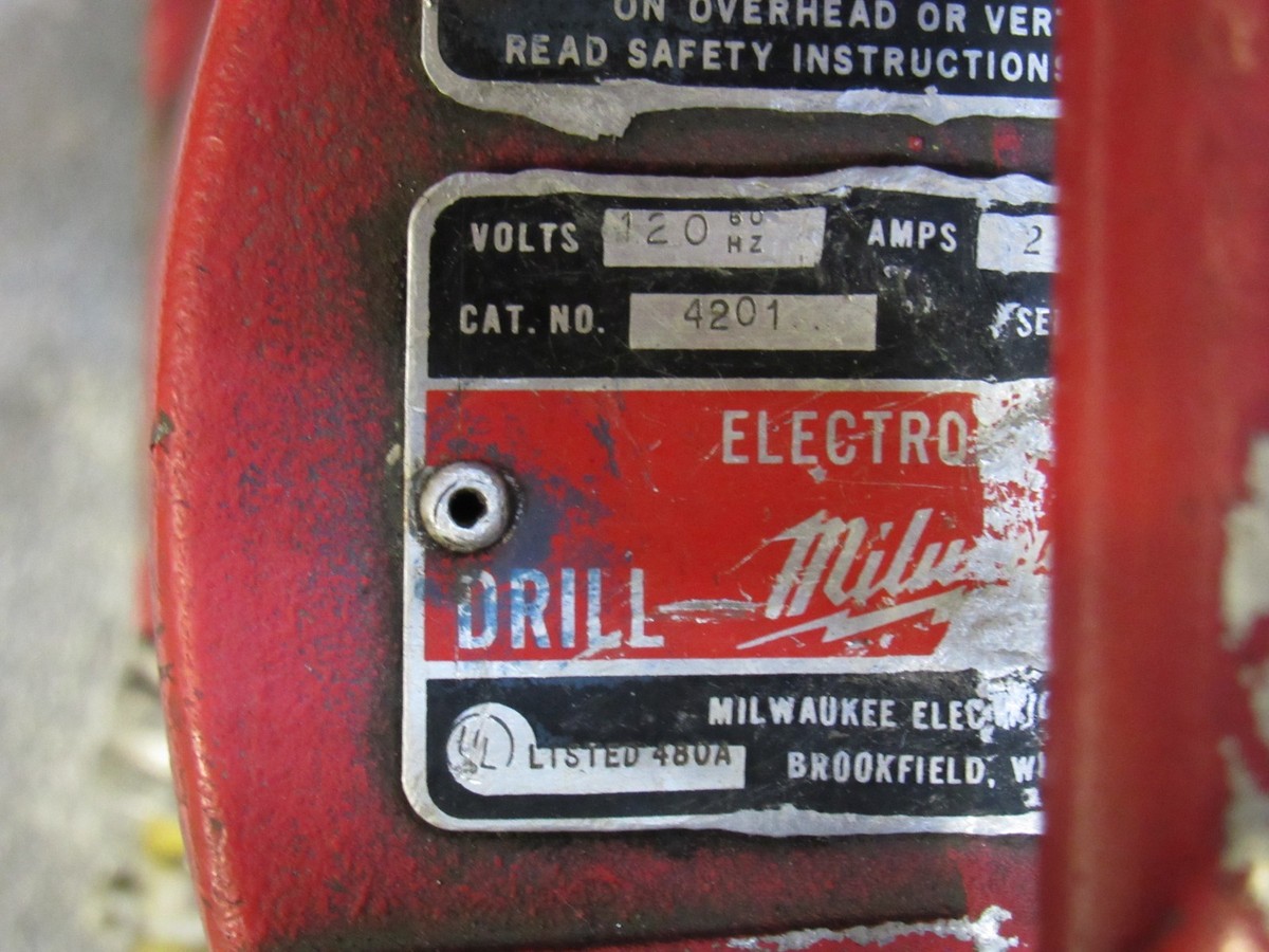 Milwaukee Magnetic Drill Press 4201 4262-1 120V 400Rpm - used | eBay