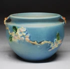 1949 Roseville Apple Blossom Art Pottery Jardiniere Vase 6 1/4" tall #301-6