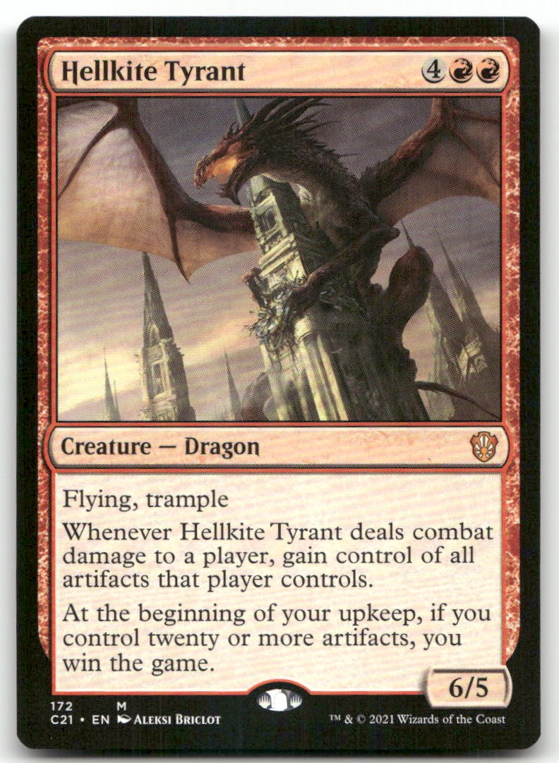 Hellkite Tyrant #172 (NM) Commander 2021 C21 Magic MTG