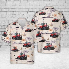 Case IH Steiger 715 Quadtrac Tractor Hawaiian Shirt