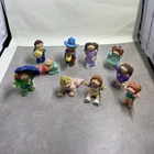 10  Vintage Cabbage Patch Kids  Vinyl Figures 80s  Baby