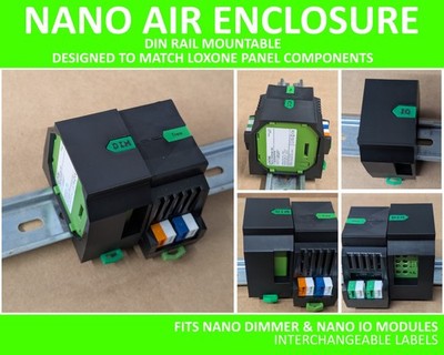 Loxone Nano Dimmer & Nano IO Hutschienengehäuse