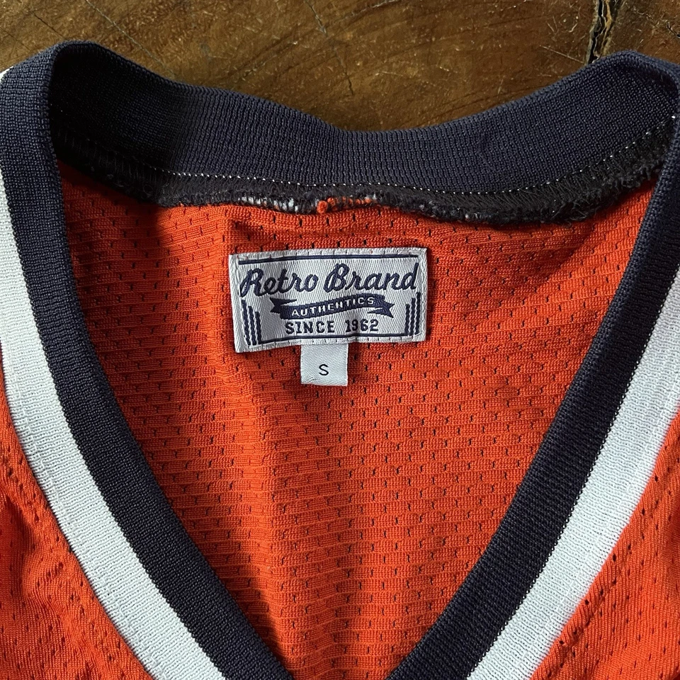 Vintage Auburn Tigers Charles Barkley #34 NCAA Orange Jersey Retro Brand Small - Image 4 of 4