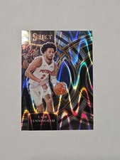 2023-24 Panini Select - Premier Level Cade Cunningham #175 Tectonic Prizm