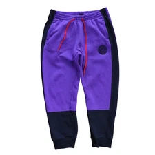 North Face Sweatpants Womens XL Mens L 36 Purple Black Expedition Fleece Jogger