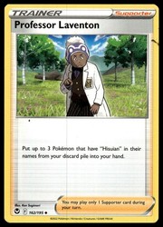 Professor Laventon 162/195 Silver Tempest Uncommon Trainer Card