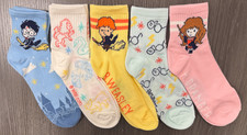 Brand New - Ladies - Harry Potter - 5 Pair Quarter Socks