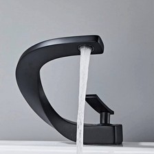 Creative Bath Basin Sink Mixer Taps Bathroom Brass Taps Round Vessel Faucet