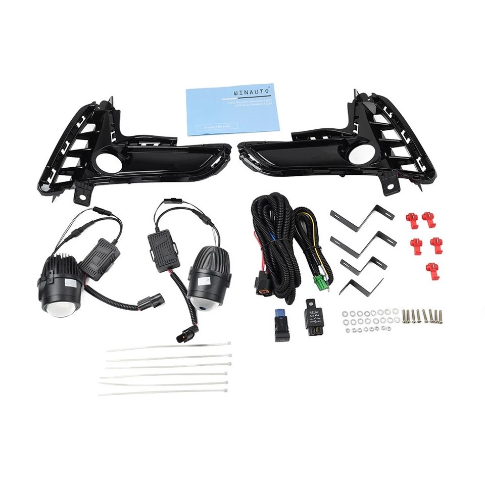 Front Bumper Daytime Running Light Fog Lamp For Kia Carnival 22-24 - Image 3 of 4