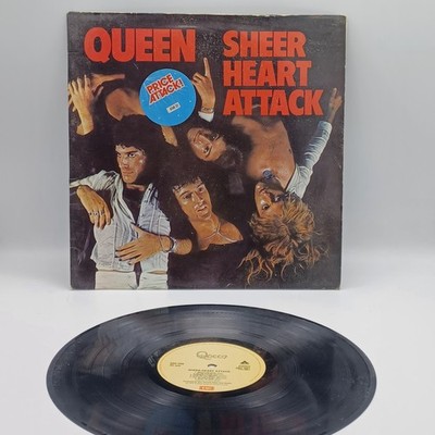 QUEEN Sheer Heart Attack EMI LP ROUND CORNERED INNER UK 1980s PRESSING EMC3061