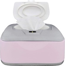 Baby Wet Wipes Warmer  Dispenser, Holder and Case - Purple, Playful/Cute, 9 A2 
