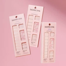 NEW NIB Dashing Diva Gloss Ultra Shine Gel Nail Strips - 34 Strips & Nail File