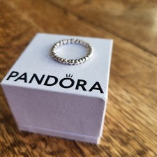 GENUINE Retired - Pandora Stackable Ring Forever Love Heart Size 60 S925 ALE 