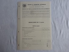 Revue technique Nissan SUNNY