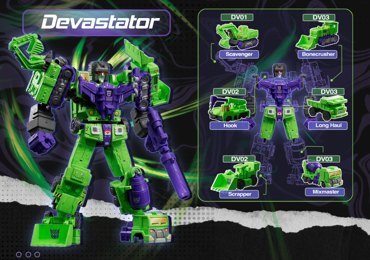 Blokees: Transformers - Devastator Combining Accessory Kits | eBay