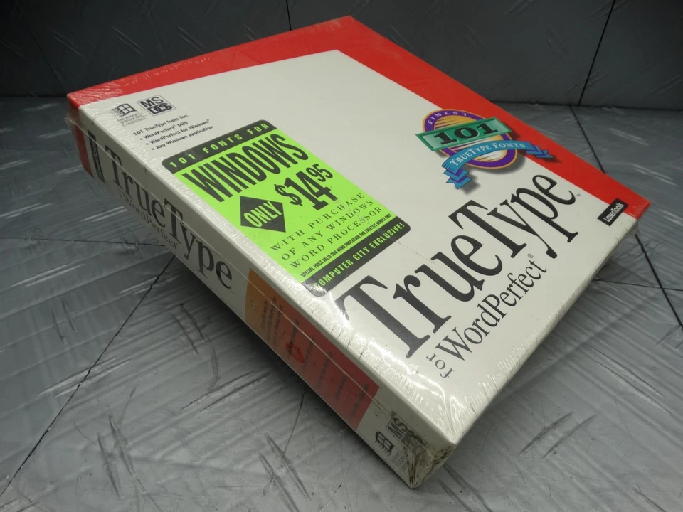 LaserTools Corp TrueType for WordPerfect V2.1 OEM 3.5in Vintage Software RARE - Image 2 of 4