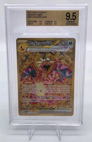 Charizard ex graded BGS 9.5 for sale on eBay
