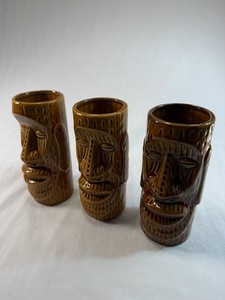 Vintage Kahiki Supper Club Tiki Mug - Mug No 1 - Columbus Ohio Set of Three Mugs