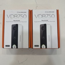 NEW Alarm.com VDB750 Video Doorbell - White ADC-VDB750  LOT Of 2 
