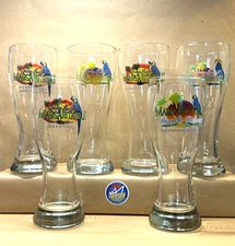 Vintage Jimmy Buffet Margaritaville 16oz. Bar Glasses - Featuring 6 Locations!