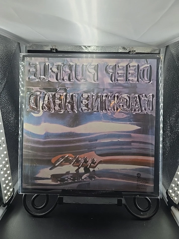 Deep Purple Machine Head Warner 1st Terre Haute Pressing 1972 LP BS2607 VG+/G+ - Image 4 of 4