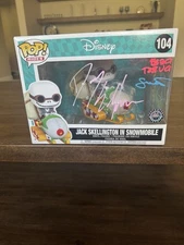 Nightmare Before Christmas Funko 5 Autos Elfman Sarandon Page Waters Durst & COA