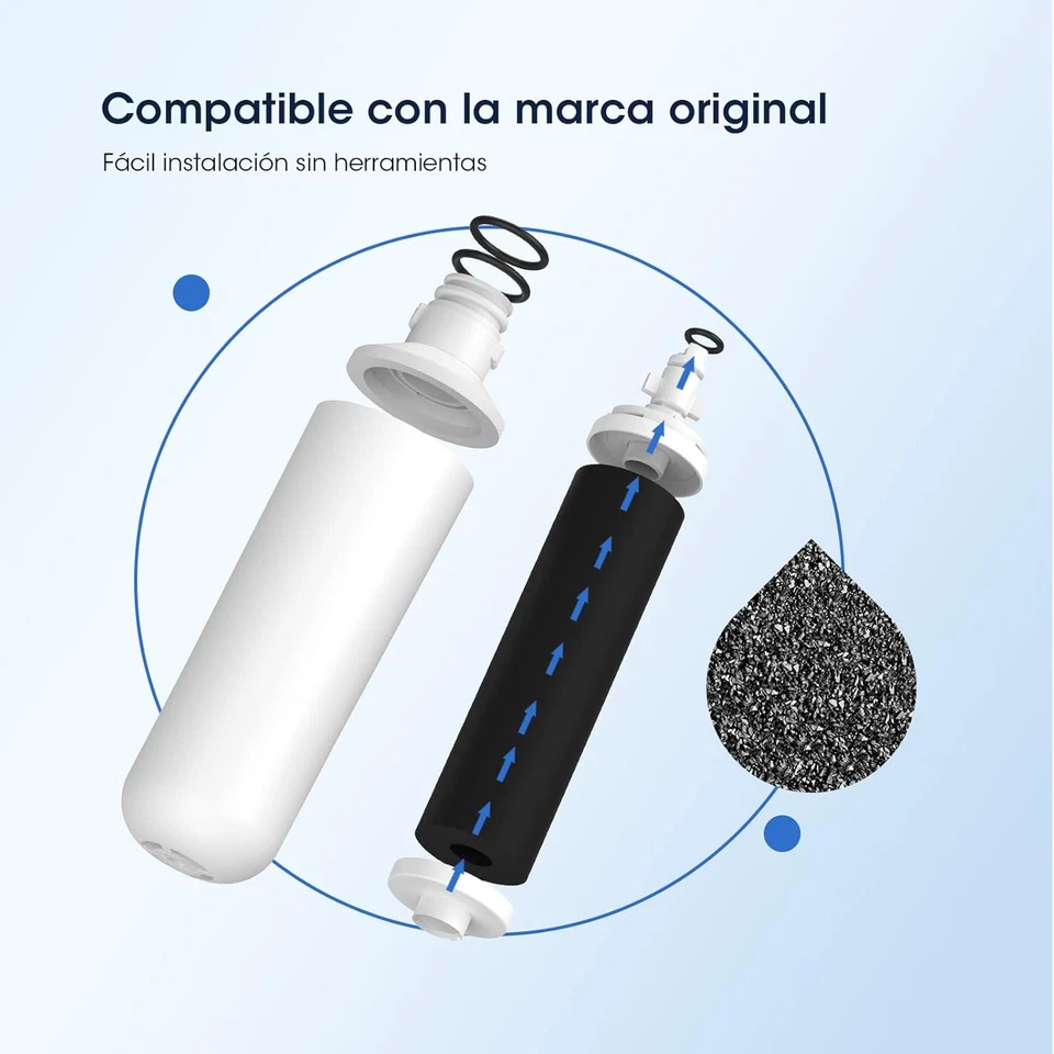 LT1000PC ADQ747935 Filtro de agua y filtro de aire para refrigerador, repuesto p - Imagen 4 de 4