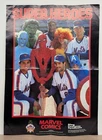 VTG 1987 MARVEL COMICS SUPER HEROES NEW YORK METS 16X22 Promo Poster Spider-Man