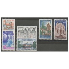 France - Poste - 1980 - No 2081/2084 - 2111/2112 - Sites