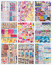 4449 STICKERS MEGA collection, tons of designs themes colors shapes textures Lot