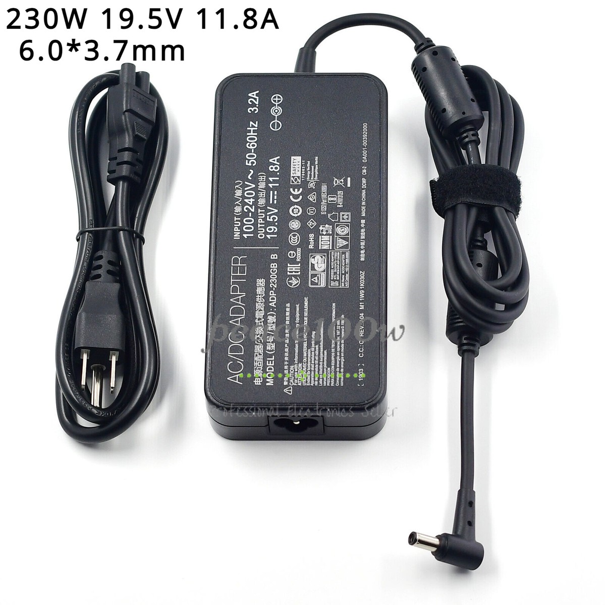 19.5V 11.8A 230W Charger for Asus ADP-230GB B 6.0*3.7mm AC
