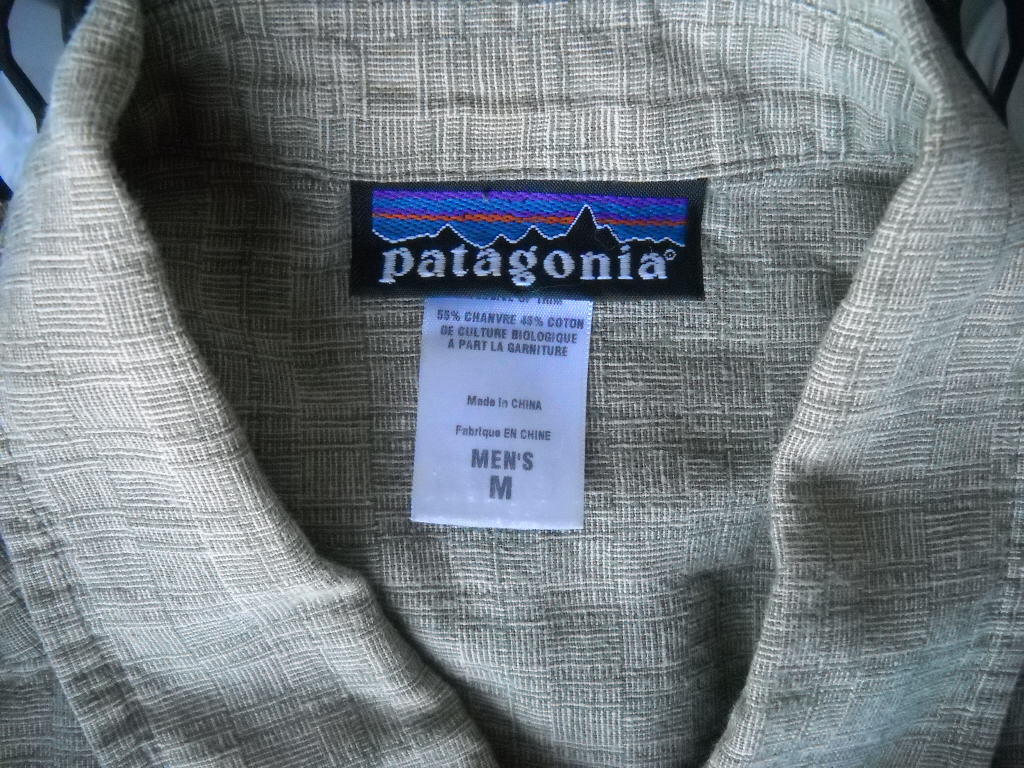 Vintage Patagonia Hemp & Cotton Blend Shirt Men's Size M